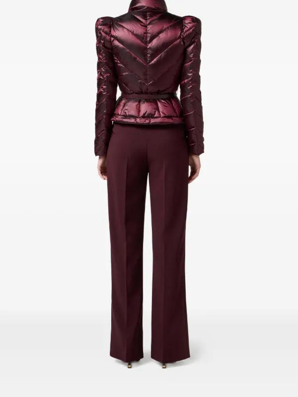 ジャケット・アウター ELISABETTA FRANCHI Elisabetta Franchi Quilted Down Jacket | Red | FARFETCH