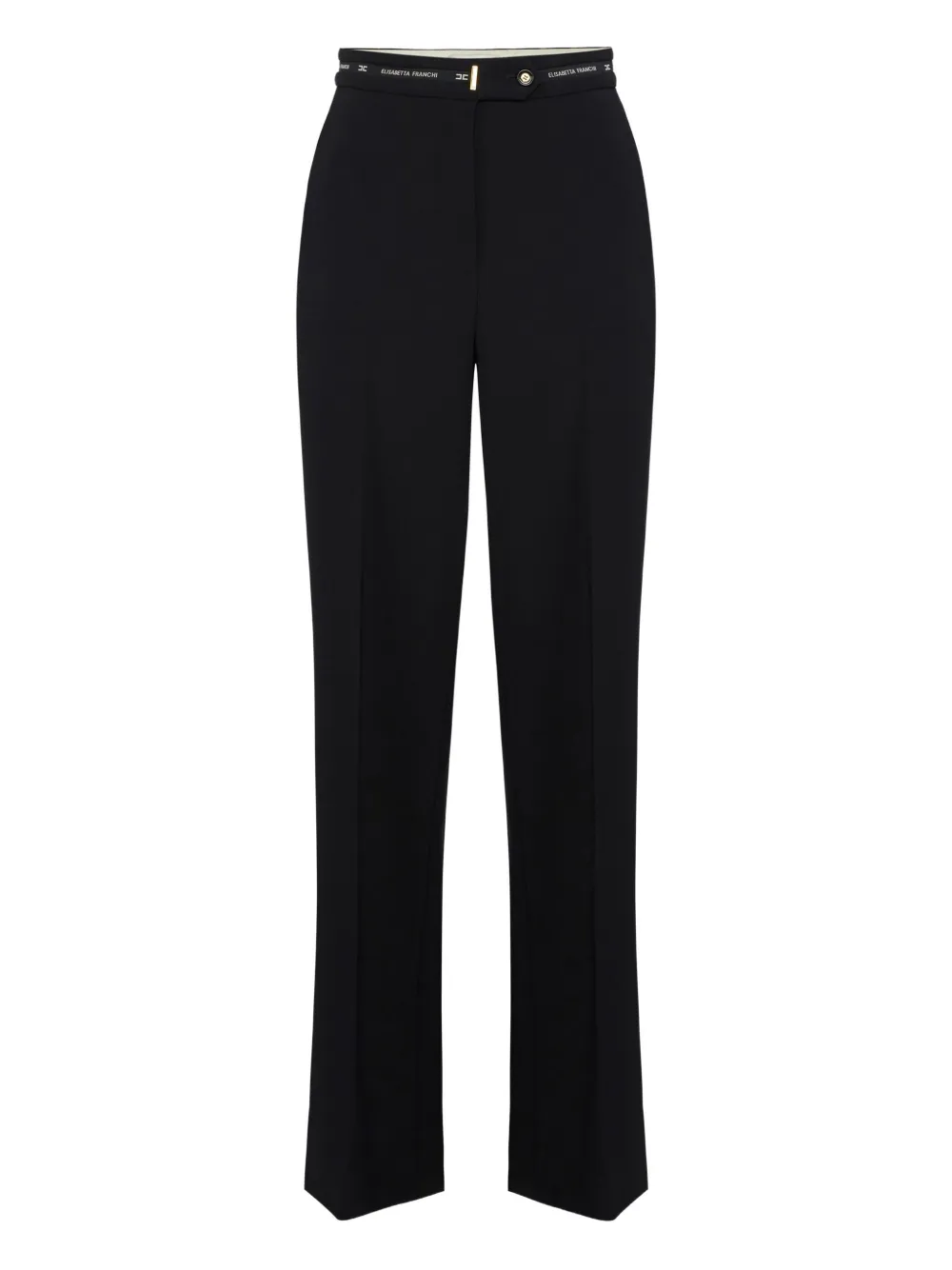 Elisabetta Franchi Straight broek Zwart