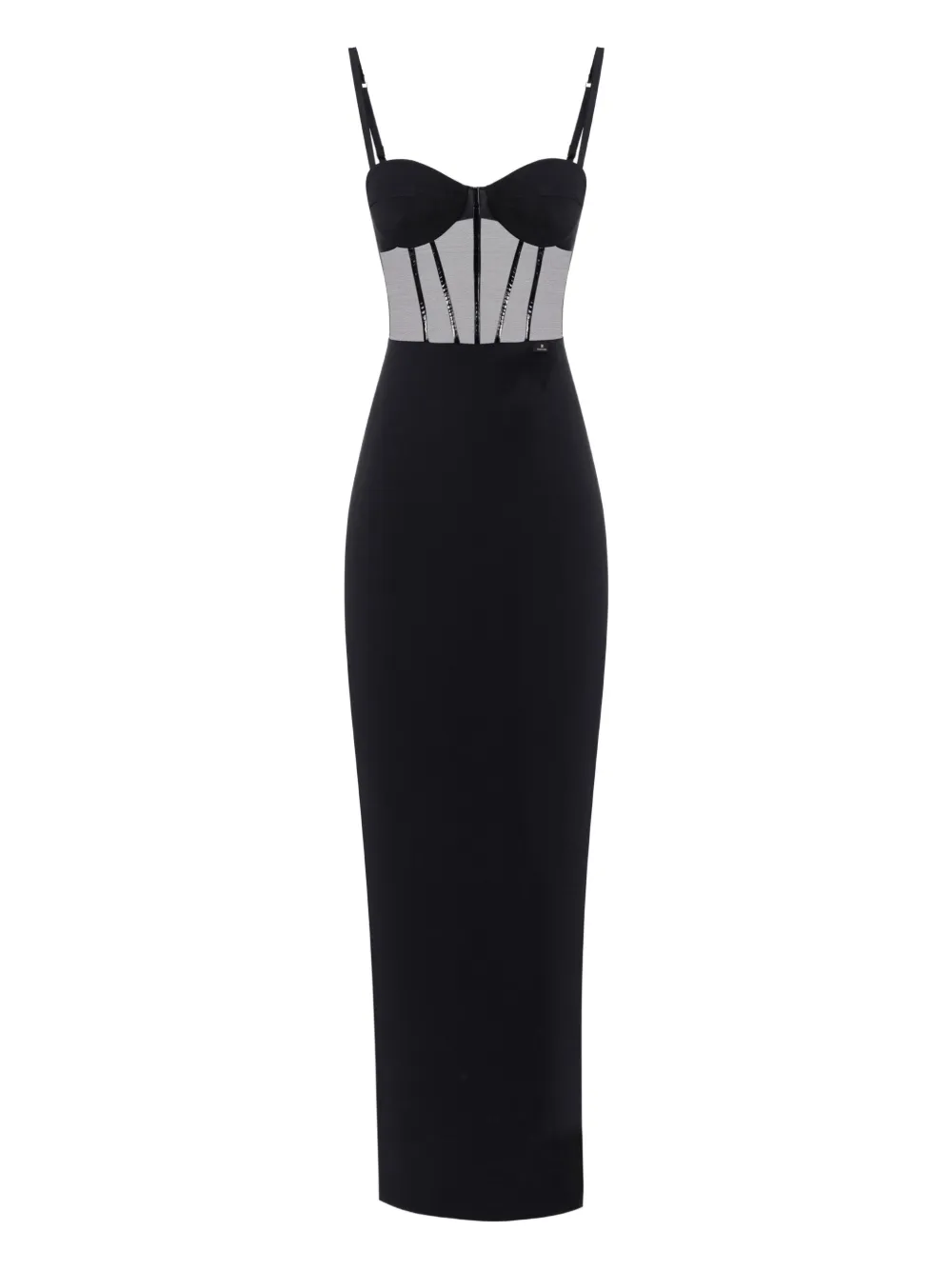 Elisabetta Franchi strapless corset dress | Black | Image 1