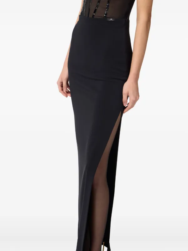 パーティードレス Elisabetta Franchi Draped Bodice Evening Dress Elisabetta Franchi Draped Bodice Evening Dress | THE LIST