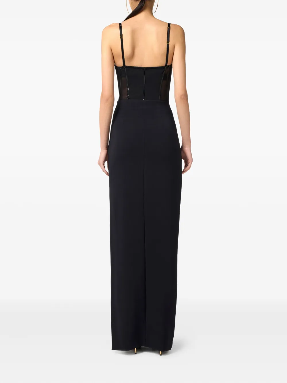 Elisabetta Franchi Strapless jurk Zwart