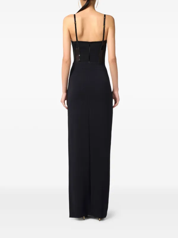 オールインワン・サロペット Elisabetta Franchi Midi Dress With Corset Effect donna-abbigliamento-abiti-no-