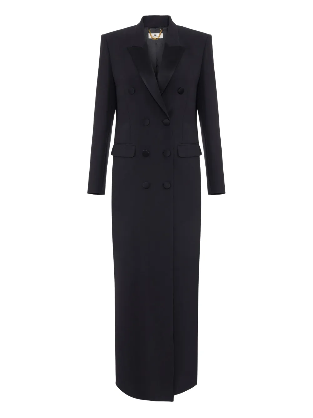 Elisabetta Franchi double-breasted coat | Black | Image 1