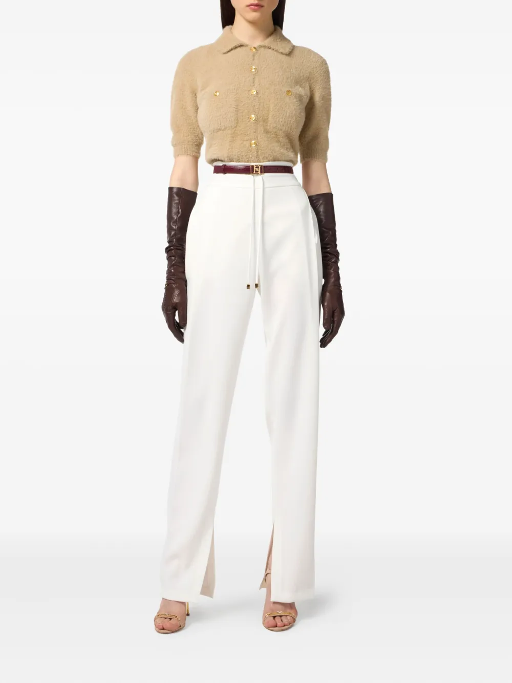 Elisabetta Franchi high-rise trousers | High Waisted Pants | Image 2