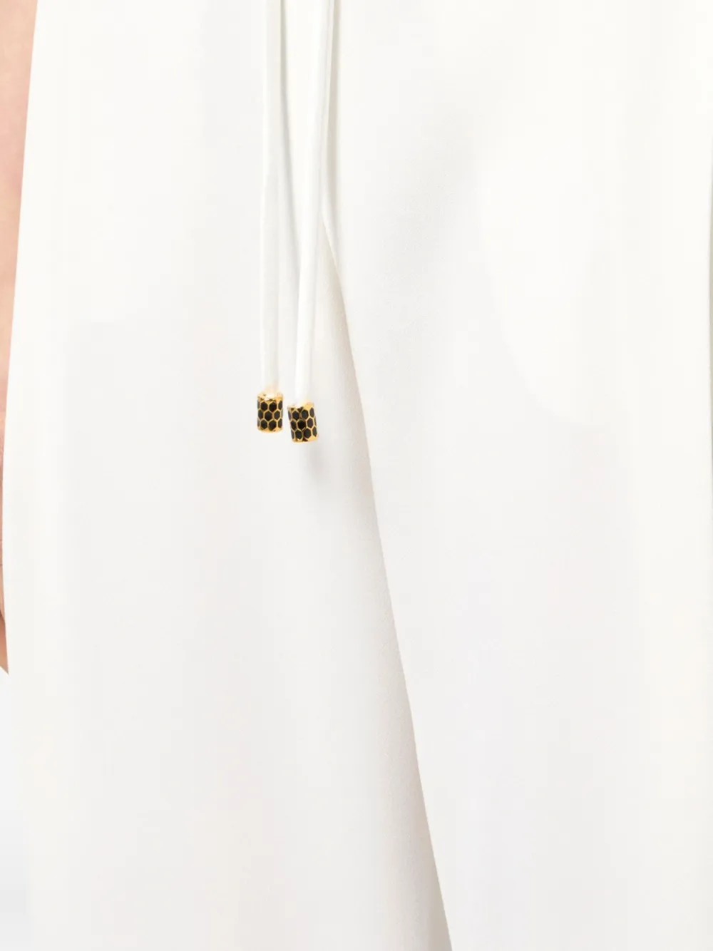 Elisabetta Franchi High-rise Trousers In White