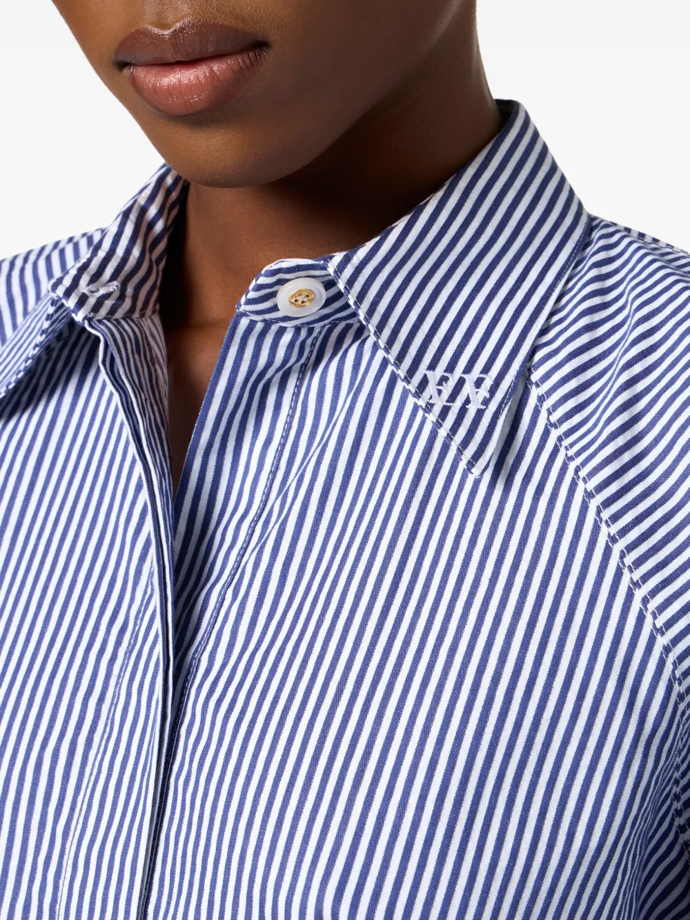 Elisabetta Franchi Gestreept shirt Blauw