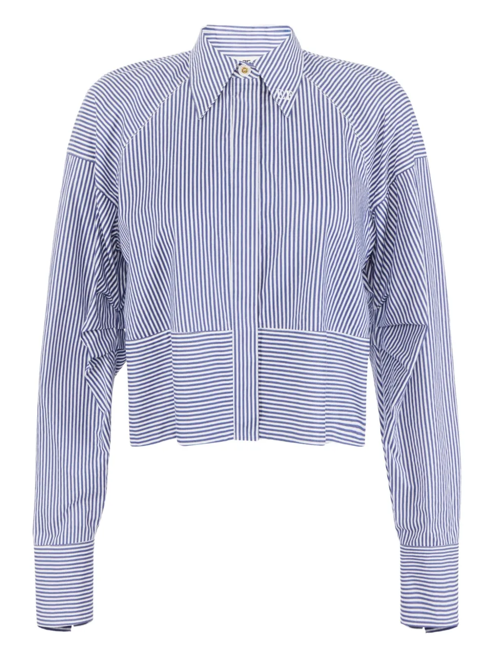 Elisabetta Franchi Gestreept shirt Blauw
