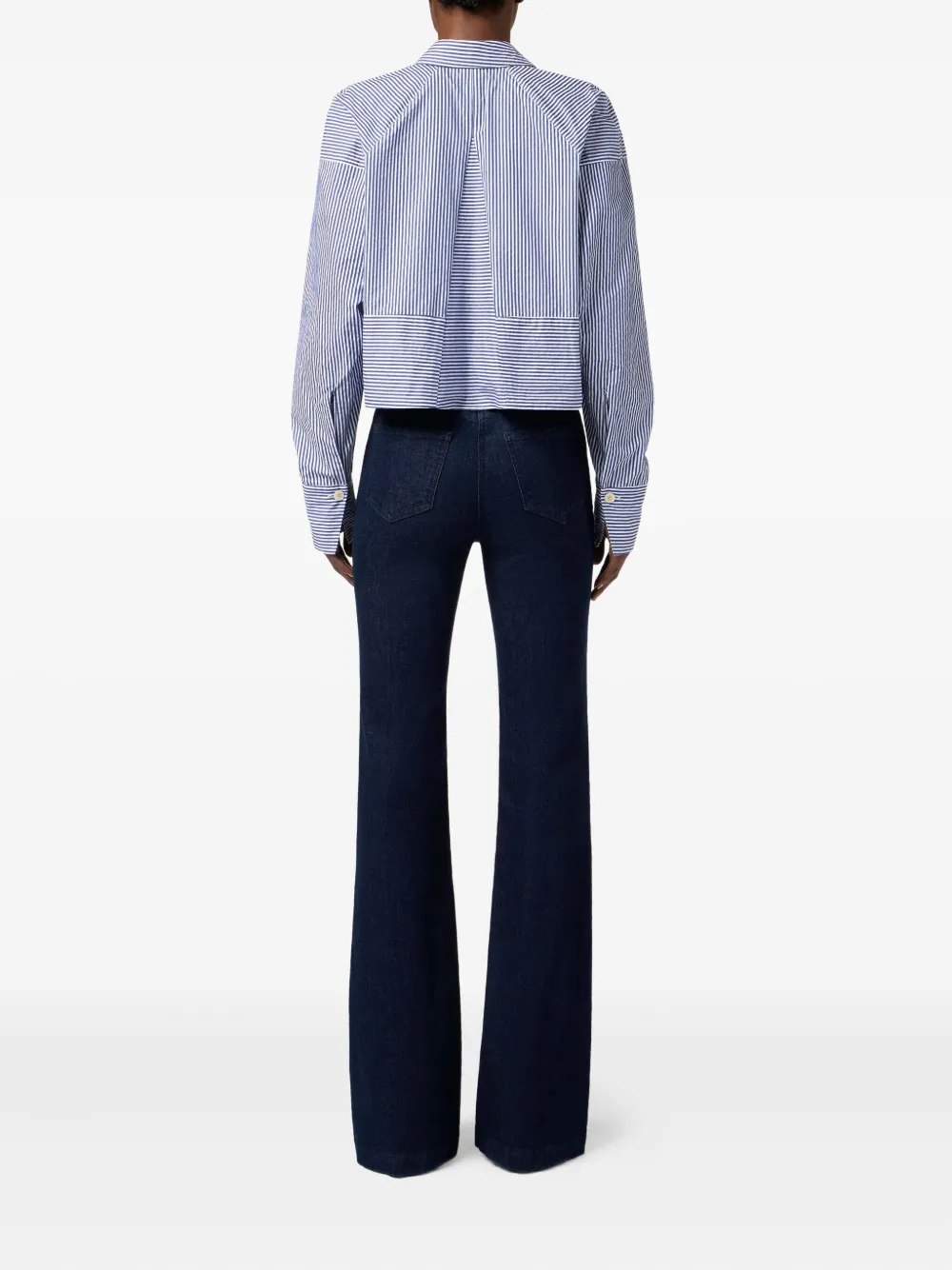 Elisabetta Franchi Gestreept shirt Blauw