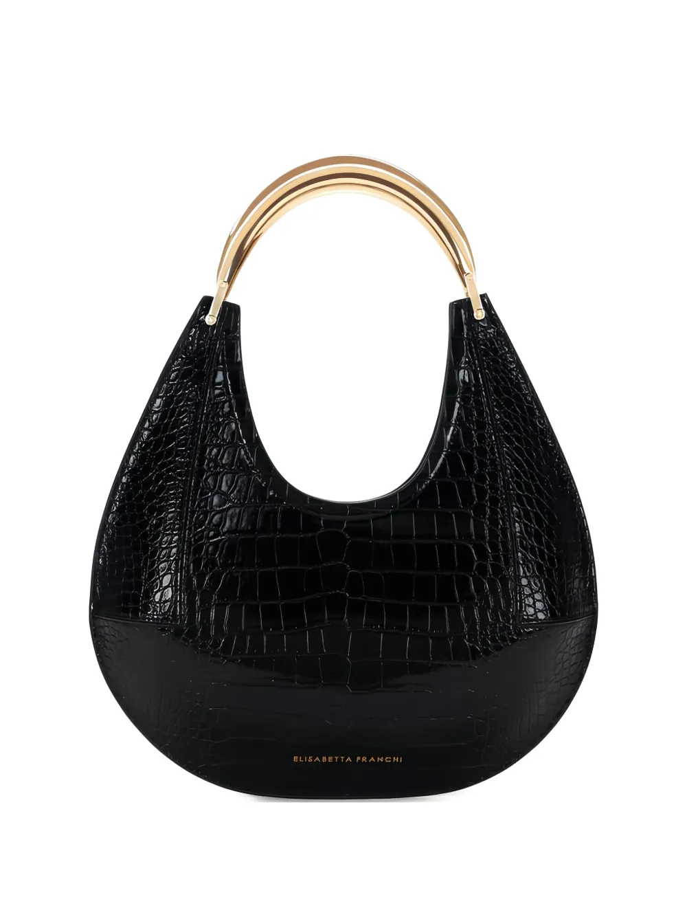 Elisabetta Franchi sac porté épaule médium à effet peau de crocodile | Image 1