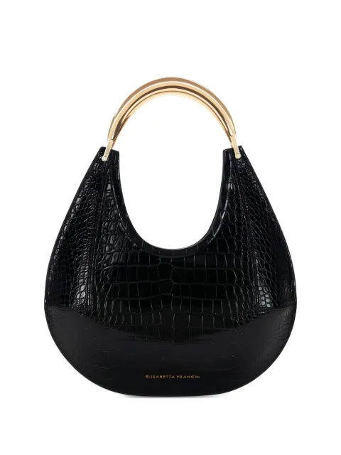Elisabetta Franchi medium crocodile-embossed shoulder bag