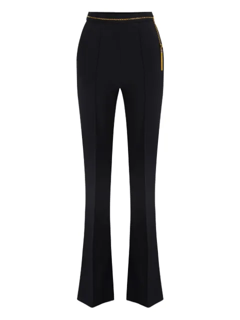 Elisabetta Franchi crepe flared trousers