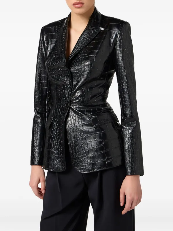 Elisabetta Franchi single-breasted Blazer | Black | FARFETCH