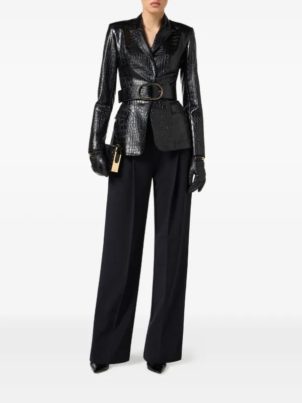 Elisabetta Franchi single-breasted Blazer | Black | FARFETCH