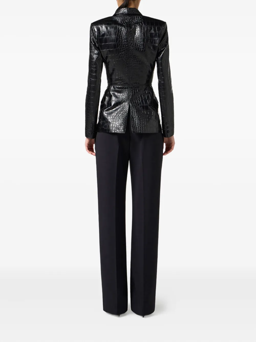 Elisabetta Franchi Single-breasted Blazer In Black