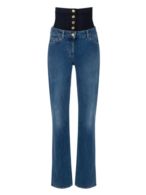 Elisabetta Franchi corset-waistband jeans