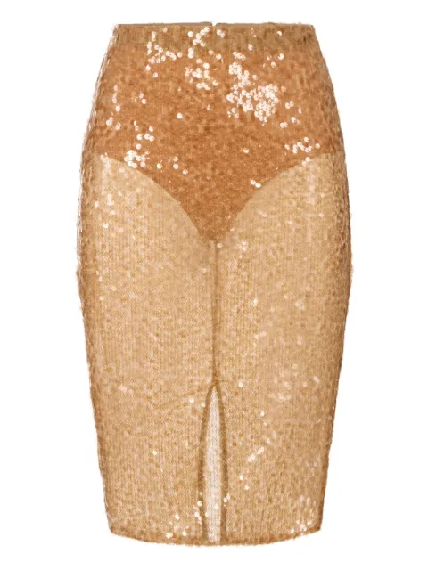 Elisabetta Franchi sequin-embellished midi skirt