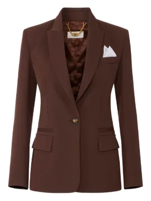 【関税込み】ELISABETTA FRANCHI JEWEL STRAP BLAZER 関税込み】ELISABETTA FRANCHI JEWEL STRAP BLAZER Elisabetta