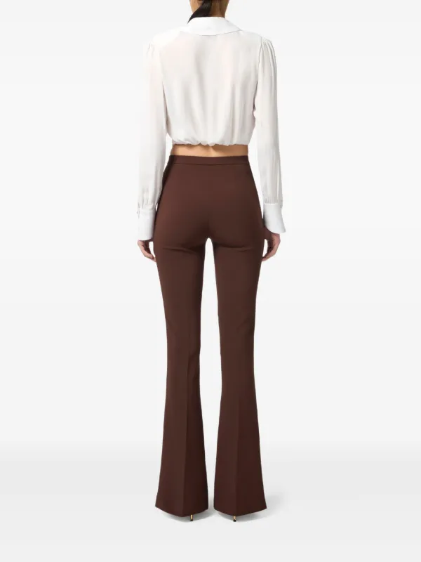 Elisabetta Franchi ラップブラウス | ホワイト | FARFETCH JP 