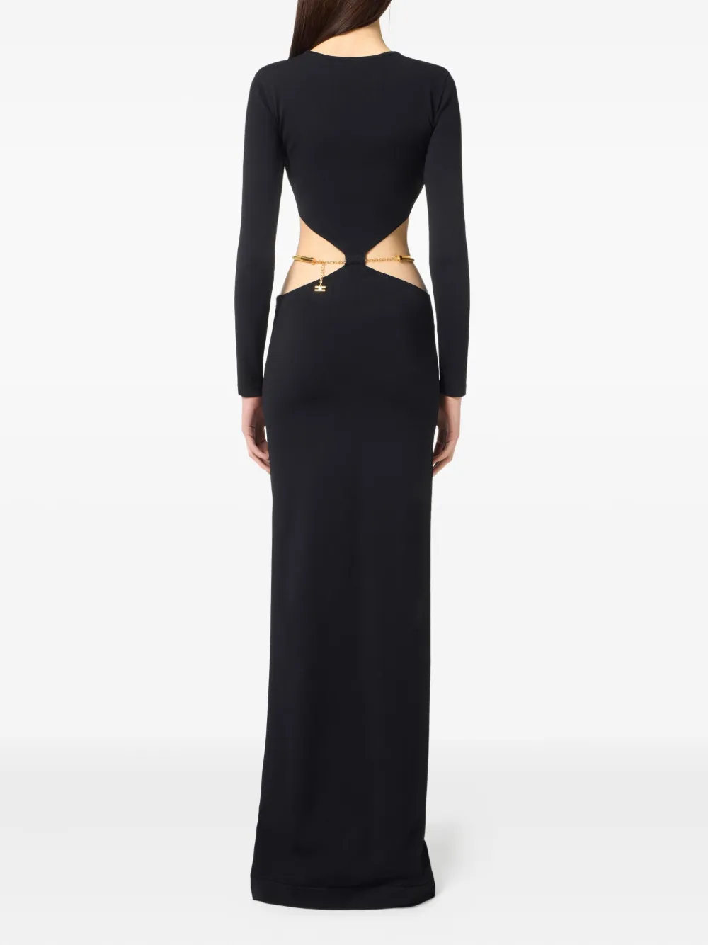 Elisabetta Franchi cut-out long-sleeve dress | Evening Dresses | Image 2