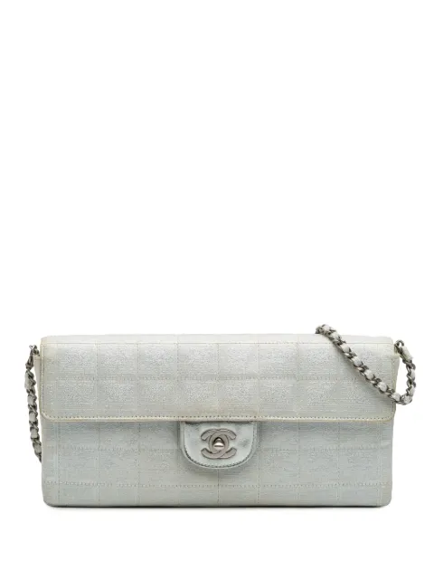 CHANEL Pre-Owned bolsa de hombro New Travel Line East West Flap de nylon 2000-2002