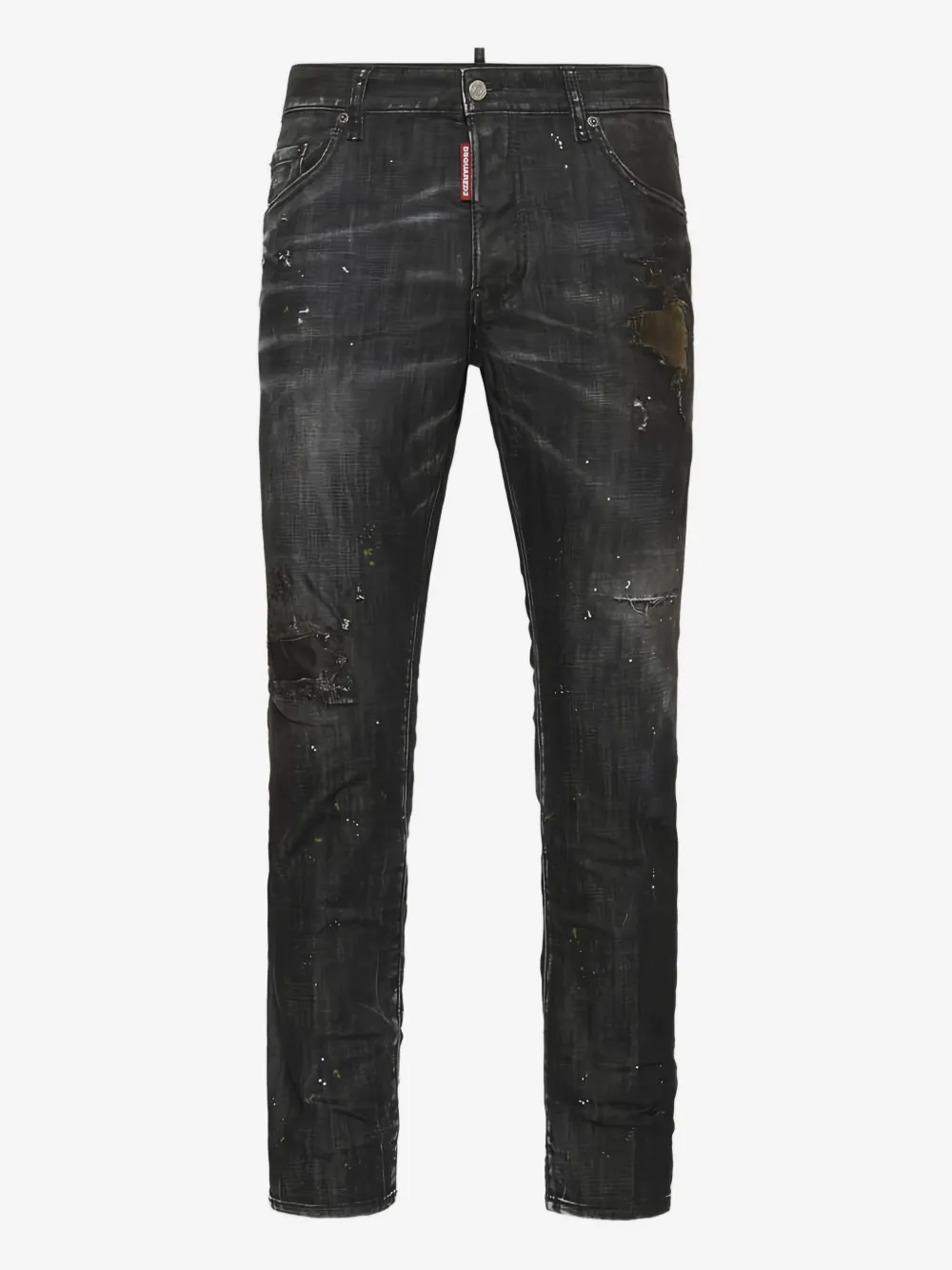 DSQUARED2 distressed patch jeans | Black | Image 1