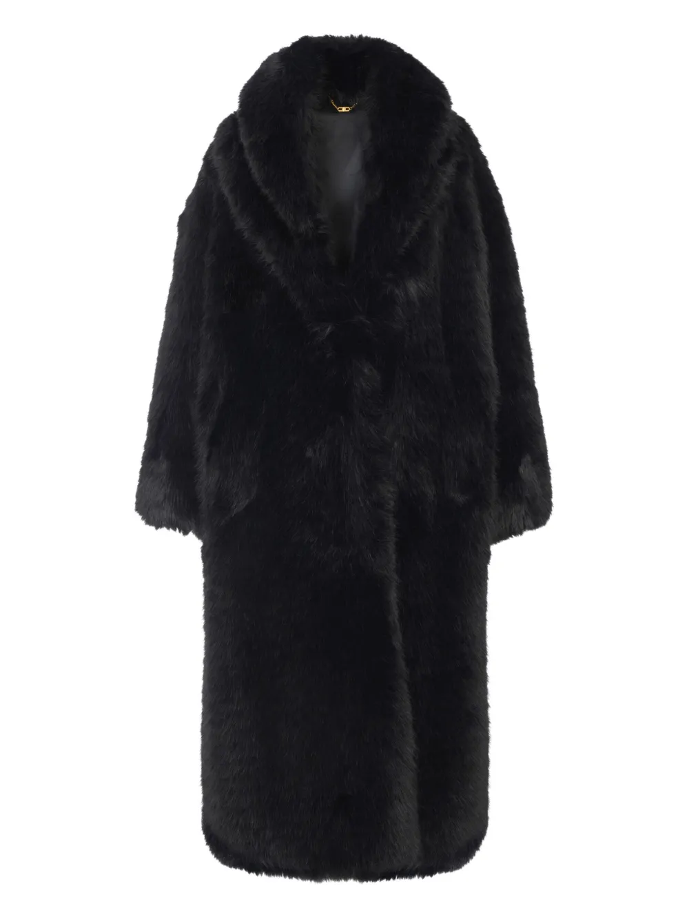 Elisabetta Franchi faux-fur coat | Black | Image 1