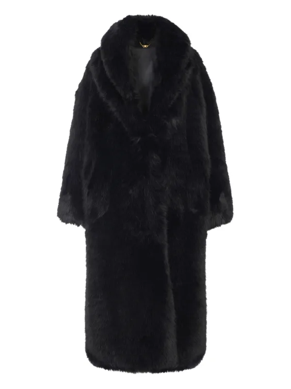 Herlipto  Faux Fur Coat S ブラック herlipto Winter Love Faux Fur Coat