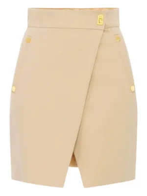 ワンピース ELISABETTA FRANCHI Women Mid Skirts AB75951E2 YELLOW Elisabetta Franchi women's tweed top with chain to01242e2