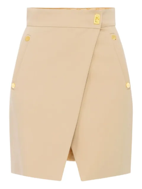 Elisabetta Franchi wrap-front utility skirt