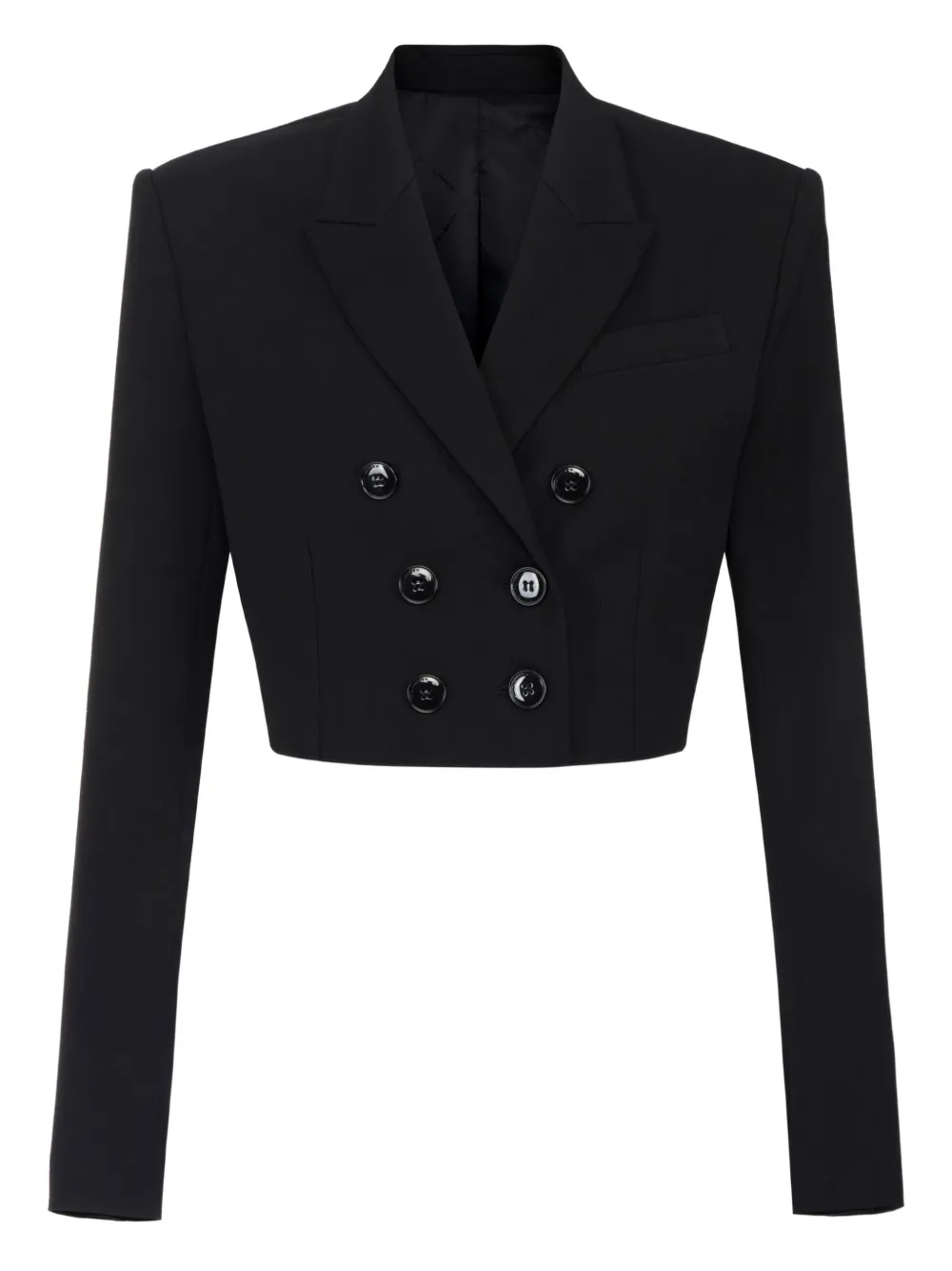 Elisabetta Franchi double-breasted jacket | Black | Image 1