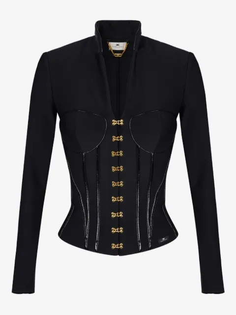 Elisabetta Franchi куртка с корсетом