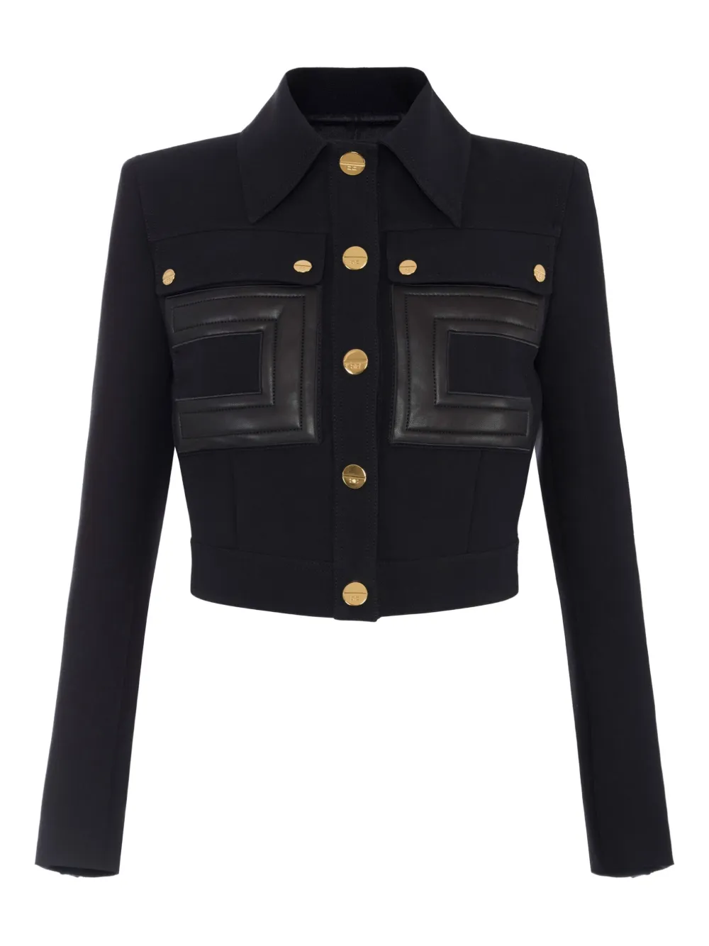 Elisabetta Franchi crepe jacket | Black | Image 1