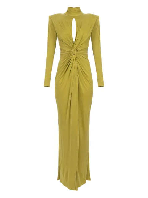 Elisabetta Franchi high-neck draped dress