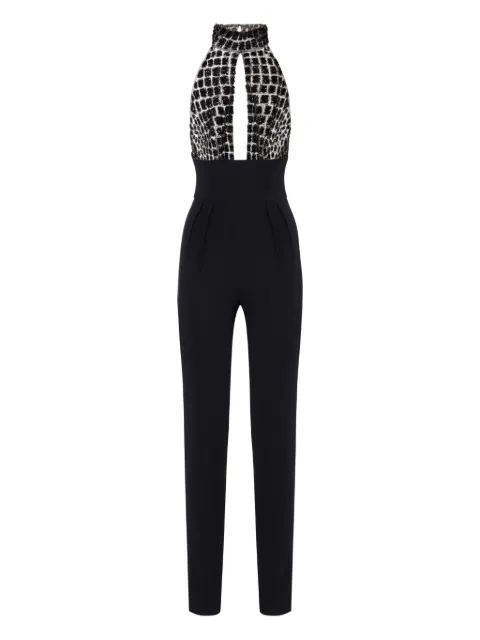 Elisabetta Franchi embellished halter-neck jumpsuit