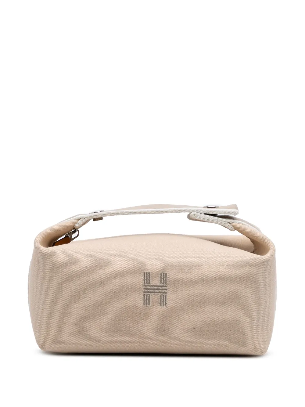 Hermès Pre-Owned 2020-2025 Small Toile Bride A Brac vanity bag | Brown | Image 1