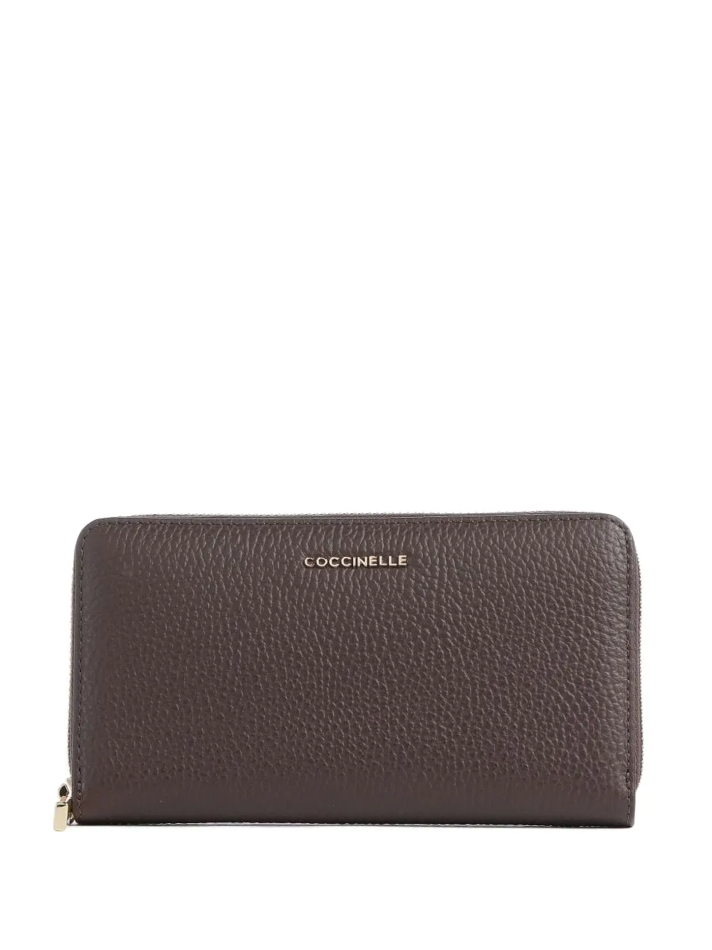 Coccinelle Metallic zip wallet | Brown | Image 1
