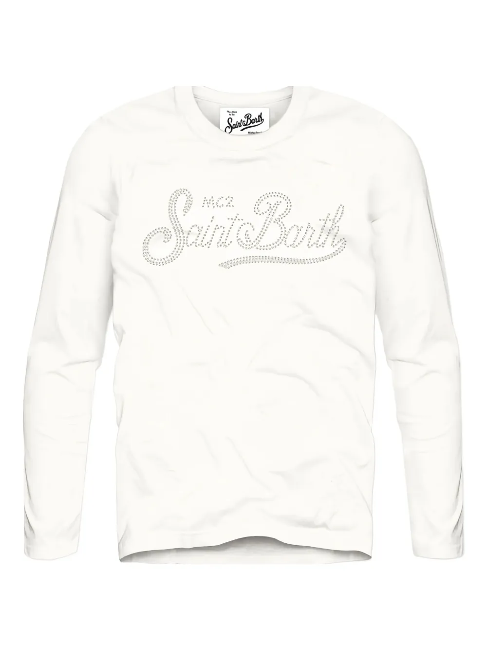 Mc2 Saint Barth Long-sleeve Top In White