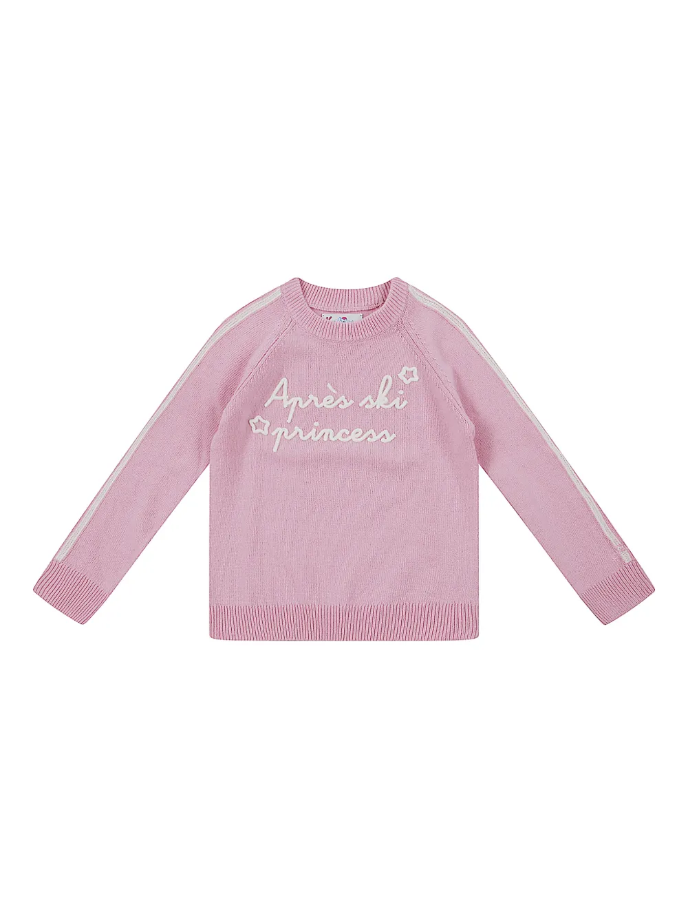 MC2 Saint Barth Kids stripe-detail embroidered sweater - Rosa