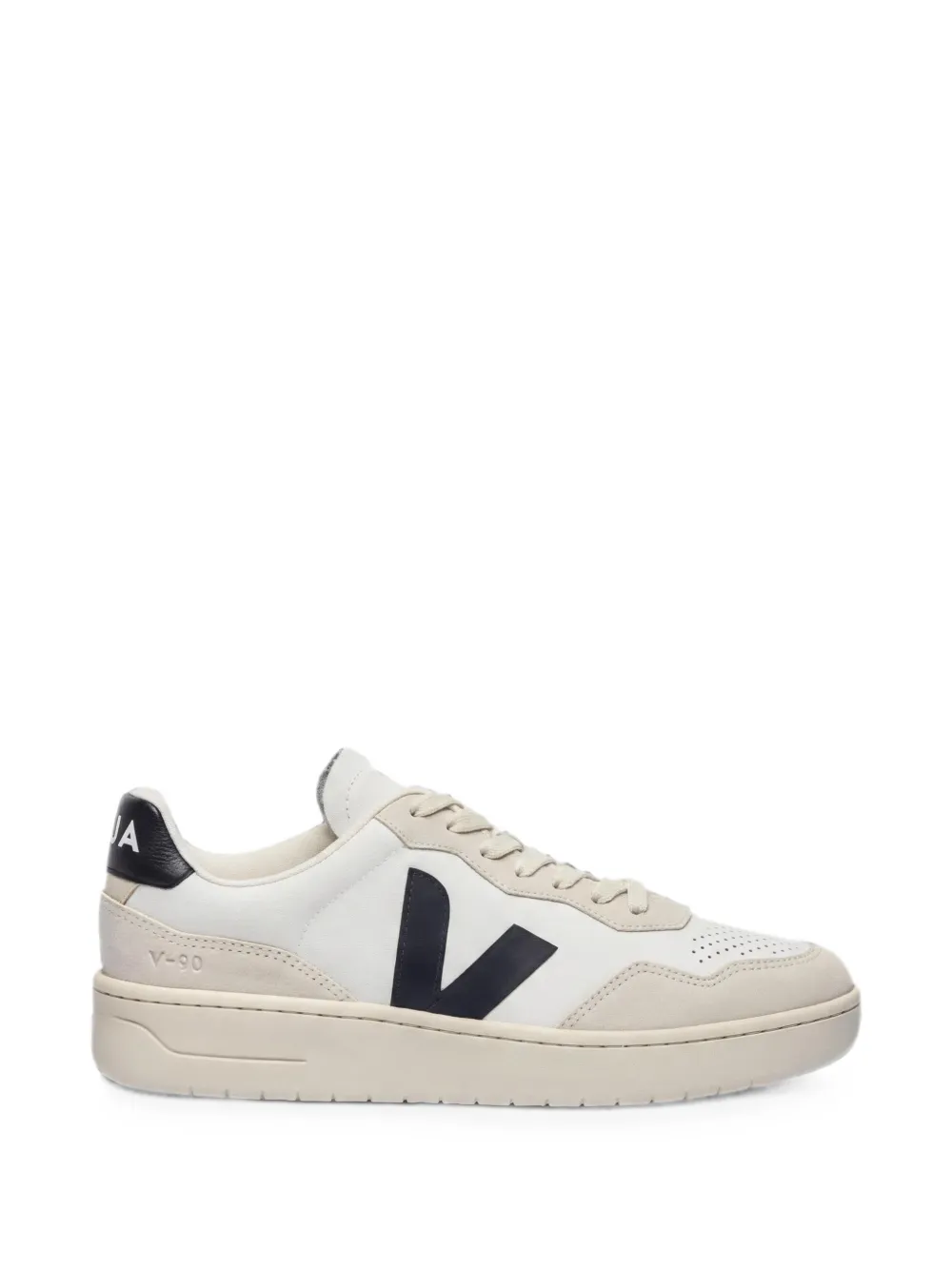 VEJA Sneakers V-90 con logo - Bianco