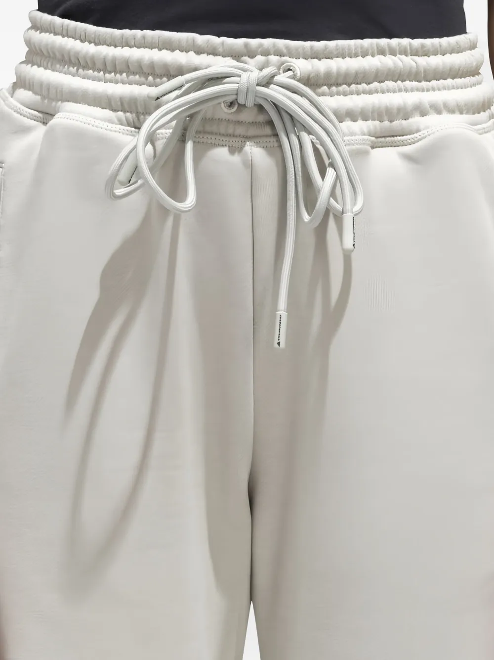 Adidas By Stella Mccartney Drawstring Trousers In Gray