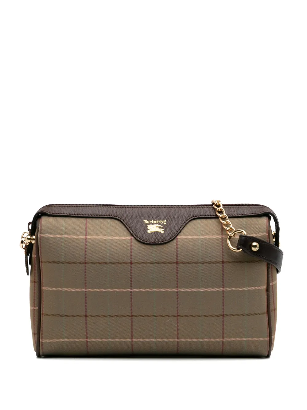 Burberry Pre-Owned 20th Century Vintage Check Canvas satchel | Brown | Image 1