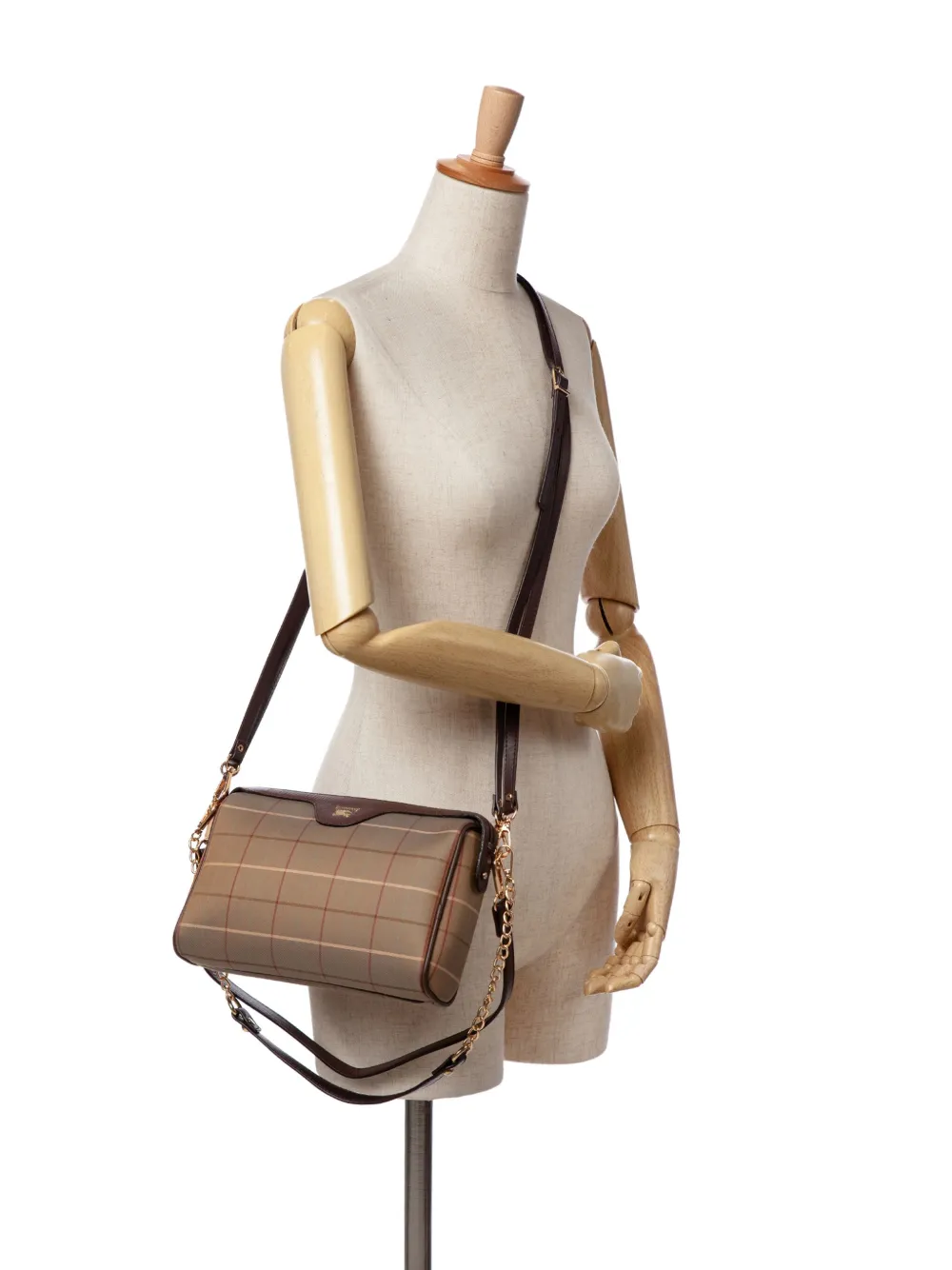 Burberry Pre-Owned 20th Century Vintage Check Canvas satchel | Pre-Owned | Image 2