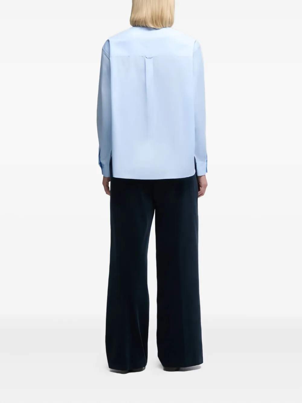 ASPESI Blouse met lange mouwen Blauw