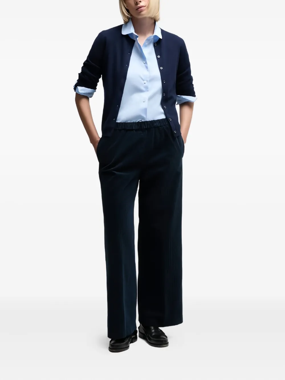 ASPESI Blouse met lange mouwen - Blauw