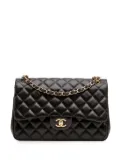 CHANEL Pre-Owned 2011 Jumbo Classic Lambskin Double Flap shoulder bag - Black