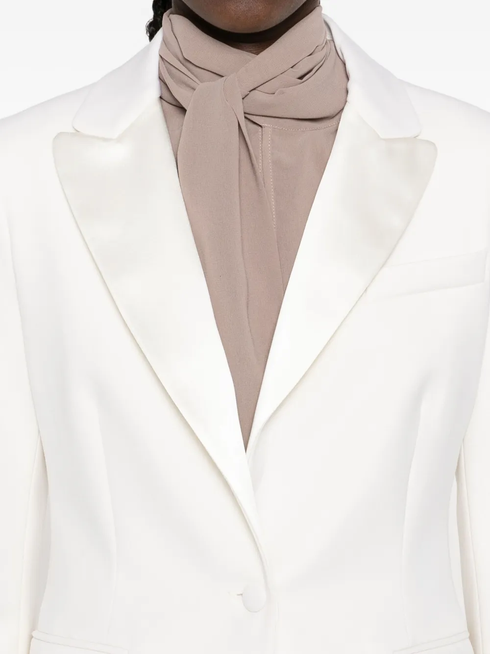 P.A.R.O.S.H. Blazer met enkele rij knopen Beige