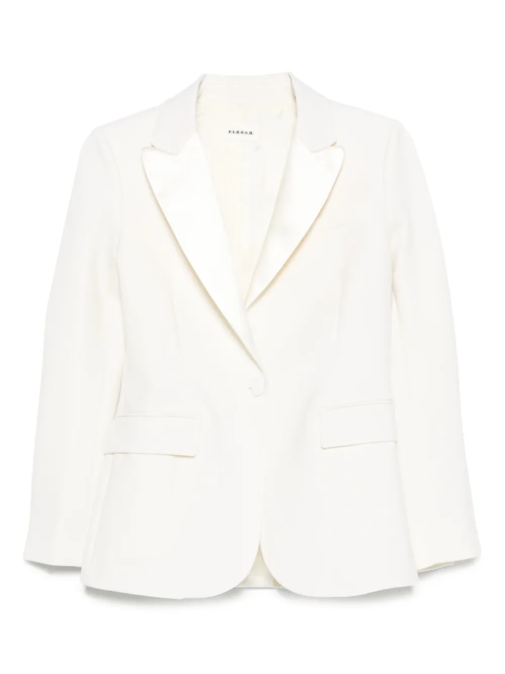 P.A.R.O.S.H. Blazer met enkele rij knopen Beige