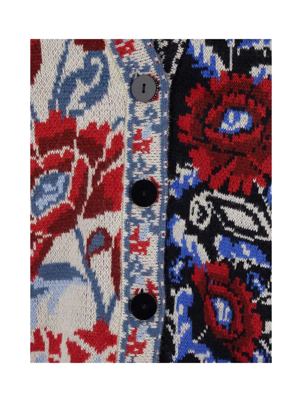 Farm Rio Mixed Valentina Floral Button Cardigan In Multi