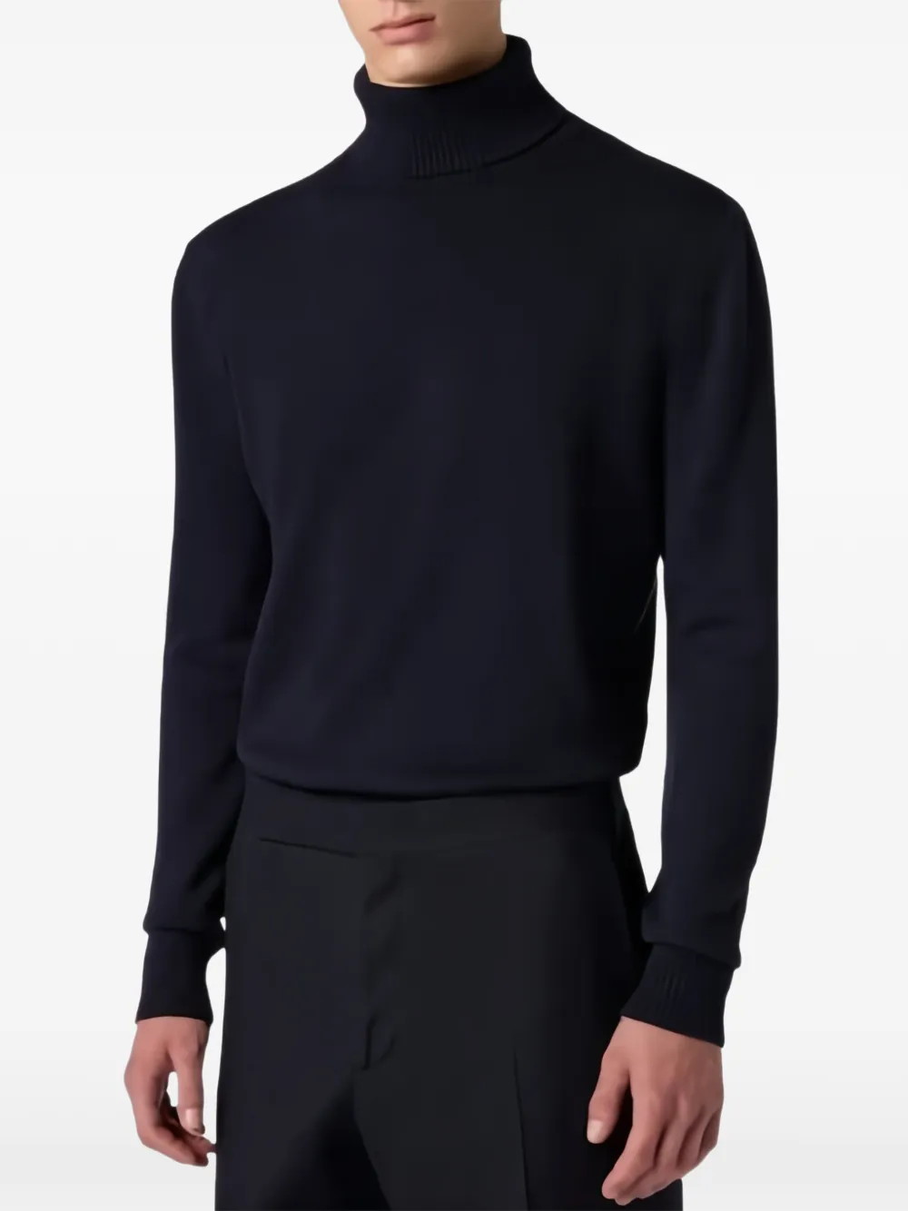 Lardini roll-neck knitwear - Blauw