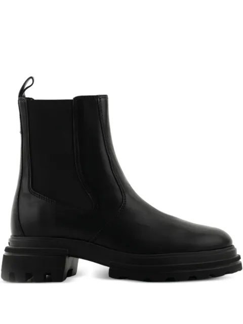 Hogan leather Chelsea boots